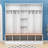 Multi-Functiona Hall Tree with Hooks, Shoe Storage Bench and Display Shelves-2013292823