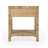 Janell 1 - Drawer Nightstand in Natural Rattan