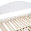 Lit de jour simple en bois avec lit gigogne simple, lit de jour extensible avec deux tiroirs de rangement-1422547960