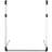Melyssa Metal Adjustable Wall Mounted Clothes Rack