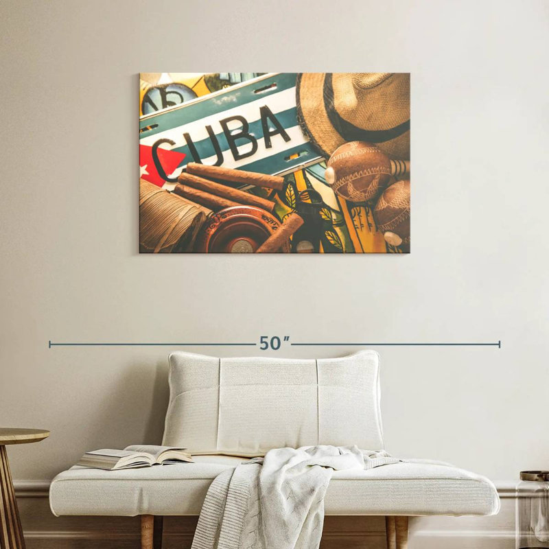 Senne Cuban Pride, 24" H x 36" W