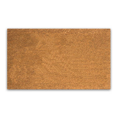 PLUS Haven Coco Coir Door Mat with Heavy Duty Backing, Home