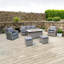 Aarjun 7 Seater Rattan Effect Sofa Set-58714150-58714151