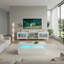 Modern Living Room Set, LED TV Stand & Coffee Table Combo With Storage-1552165145