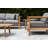 Maro Teak 4 - Person Patio Conversation Set with Cushions-36319382-36319396