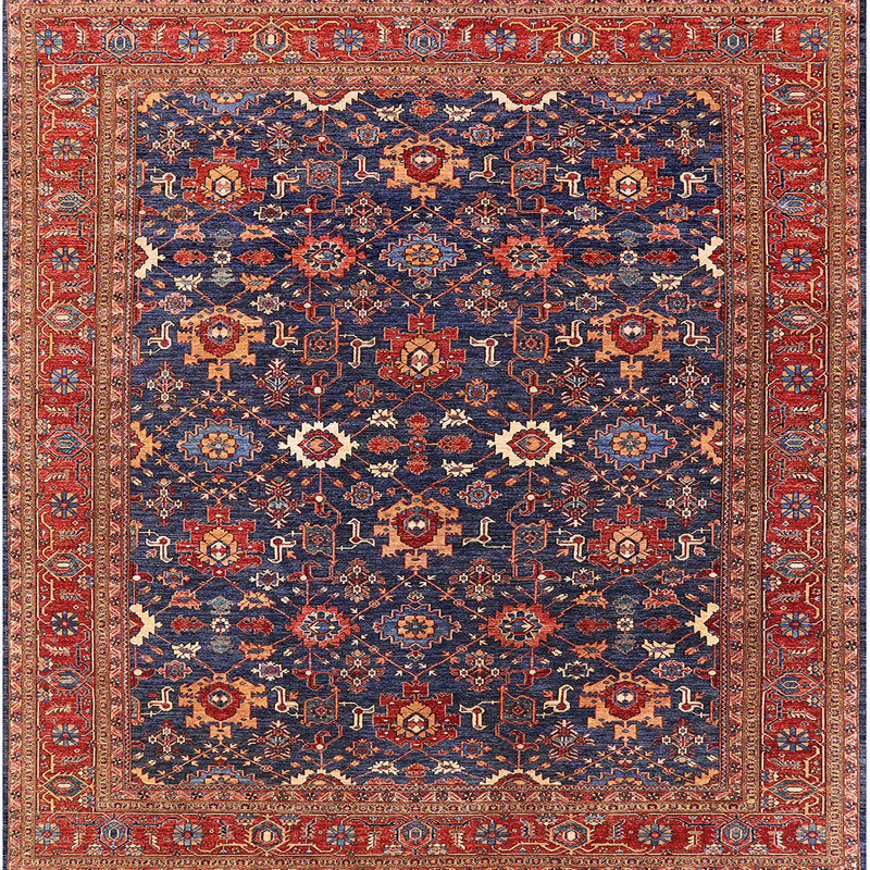 Oriental Indoor Rug, Square 6'