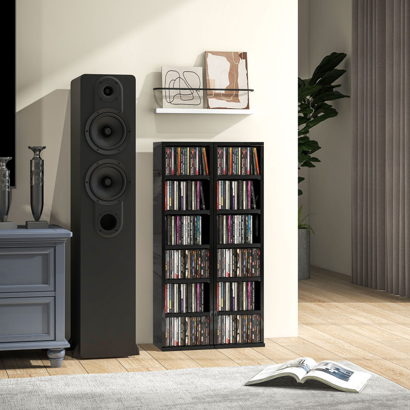 88.5cm H Media Shelves