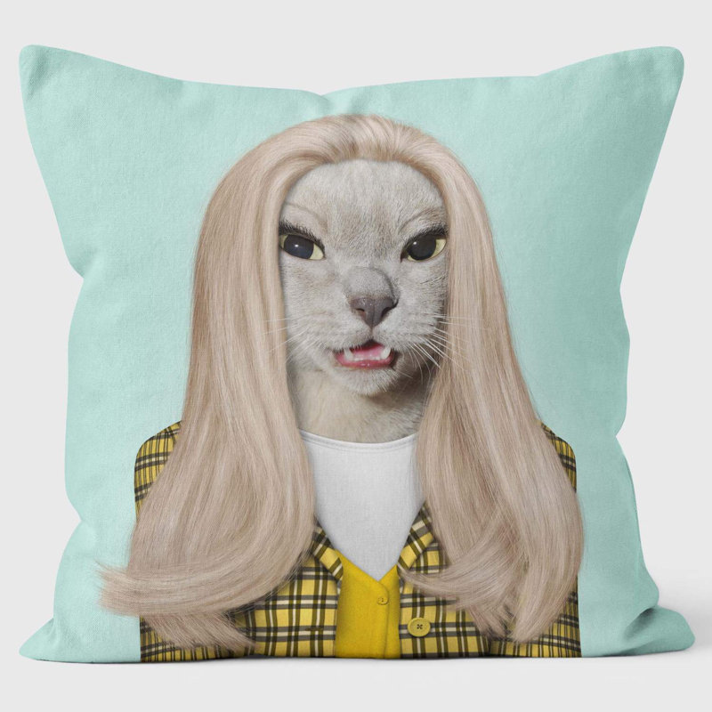 High School- Pets Rock Cushion