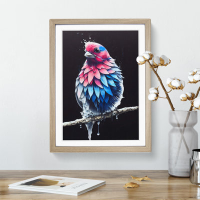 Bird Paint Drips No.4 - Wall Art