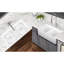 Évier de cuisine en céramique 33 po x 18 po x 10 po - Double cuve, insonorisation, chaleur, teinture et rayure, conception ostensible