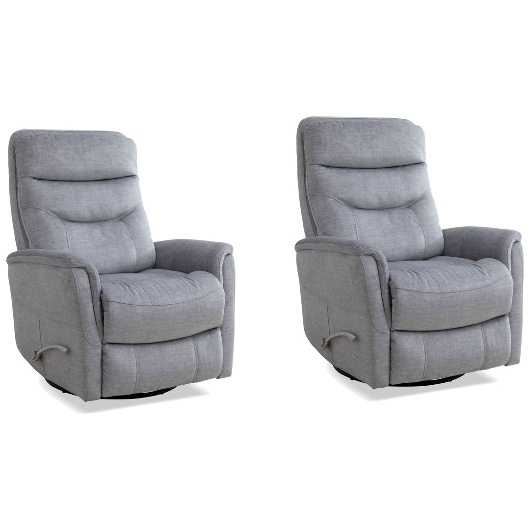 Carren 31.5" Wide Swivel Standard Recliner Two Pack (Set of 2) Wade Logan® Upholstery 