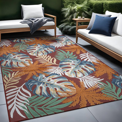 Tapis floral d'intérieur pour l'extérieur