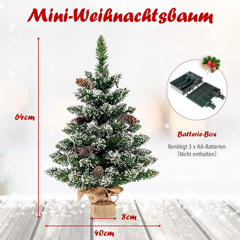 Christmas No Motif Table Tree