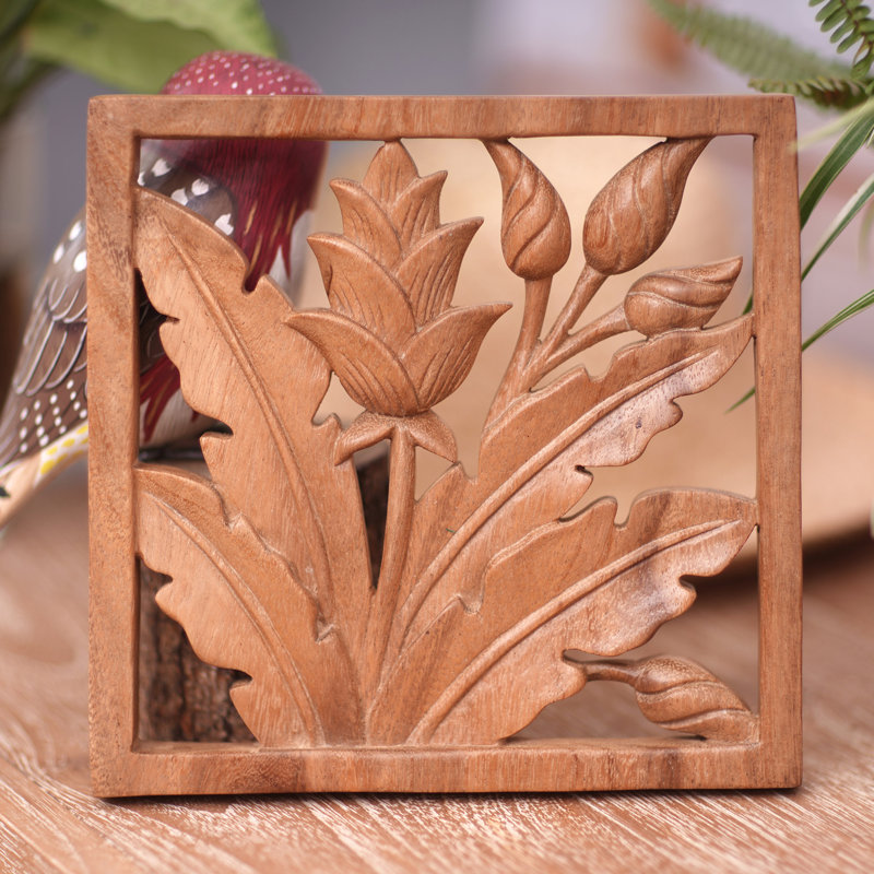 Handmade Traditional Wall Decor on Solid Wood