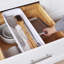 YouCopia® DrawerFit® Sliding Drawer Bin, Expandable Kitchen Storage Organizer, Speckled White