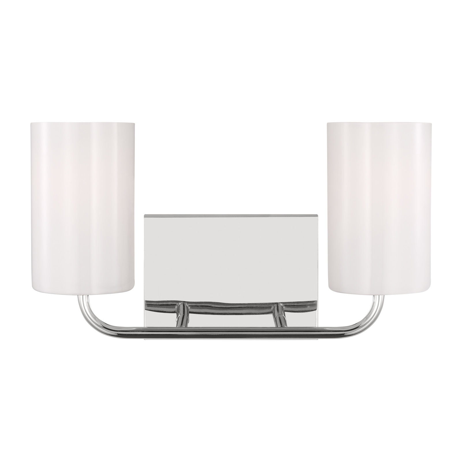 2 Light Dimmable Vanity Light, Chrome, Yes