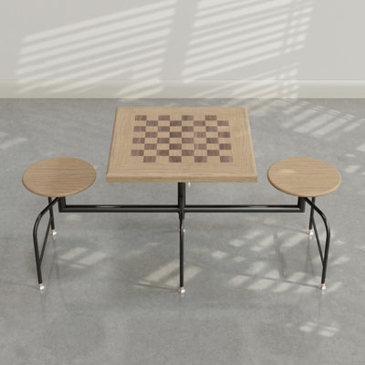 Dinette d'échecs faite à la main 28 po