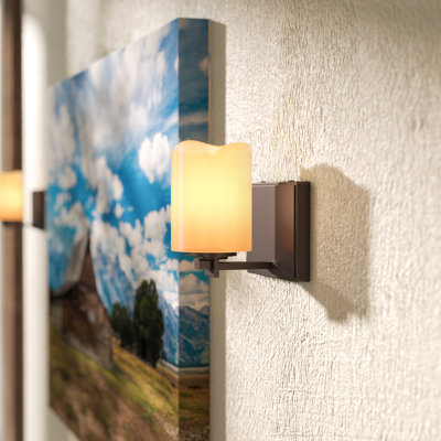 Burdette Plastic Armed Sconce