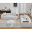 2 - Piece Boucle Cloud Sofa Set Including Upholstered 3 - Seater, 2 - Seater And MDF End Table For Comfortable And Stylish Home Living-2020013584