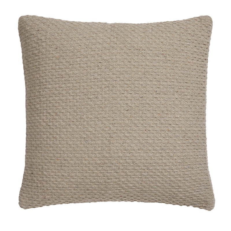 Hermbusche Square Cushion, Natural, Polyester/Polyfill
