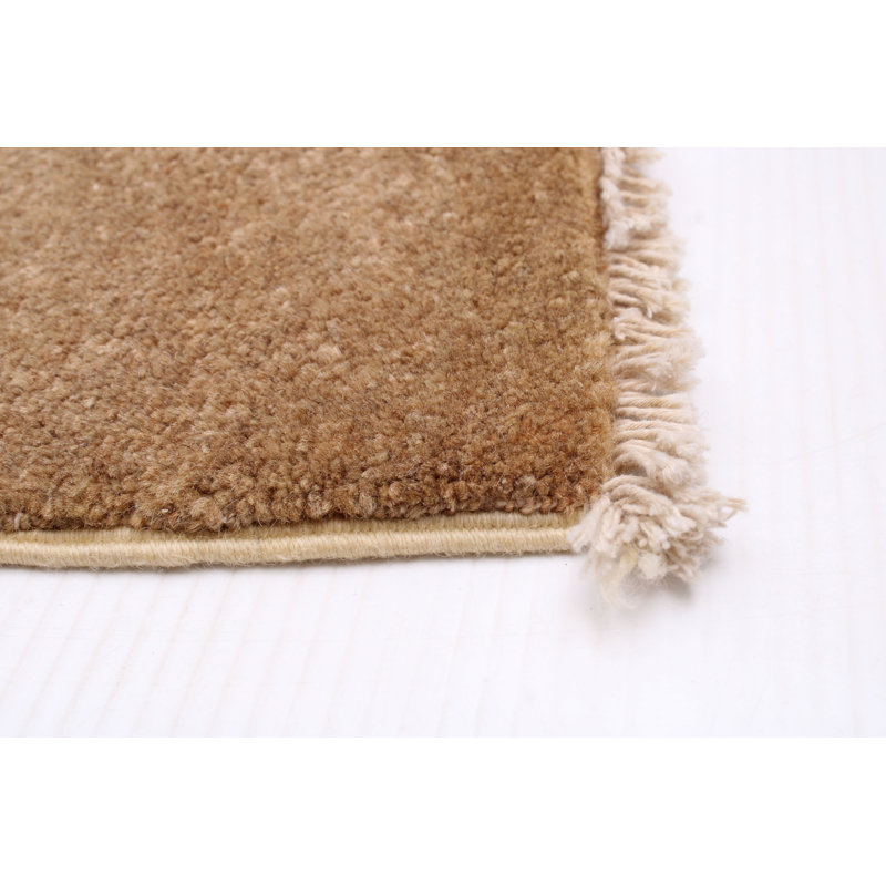 Tapis brun clair 10 pi 0 po x 10 pi 0 po Finha Peshawar Ziegler