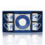 Melodie Bone China Espresso Cup with Saucer Set for 4 pers