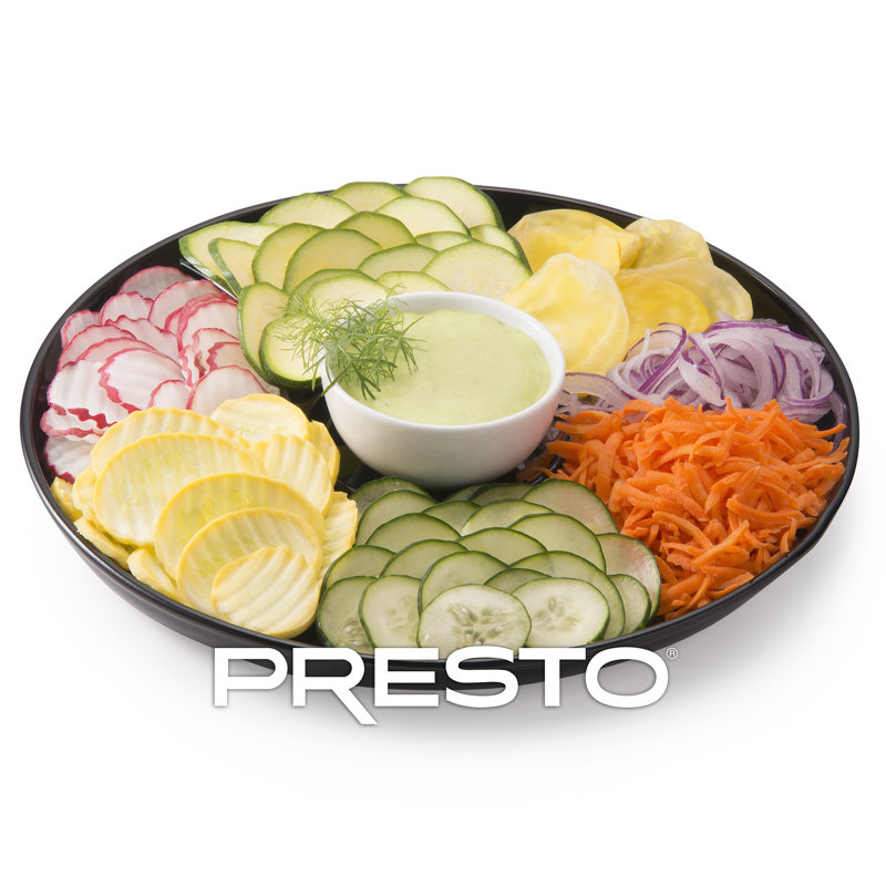 Presto Professional SaladShooter Electric Slicer, Shredder and Vegetable Grater