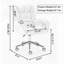 Chaise de bureau rotative à hauteur réglable en tissu Teddy-539102377