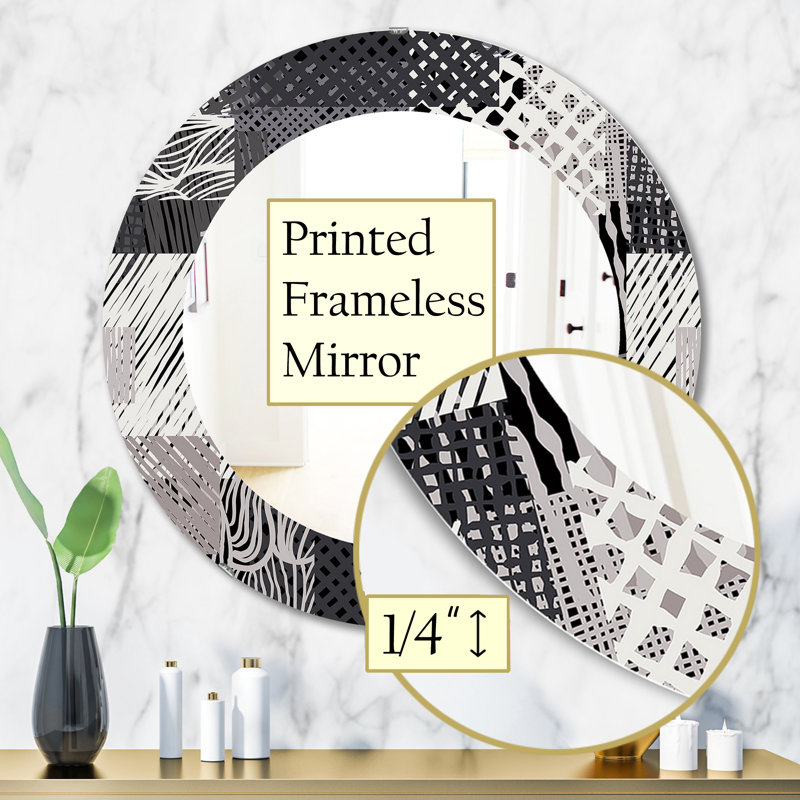 Miroir d'appoint, H 31,5 po x l po