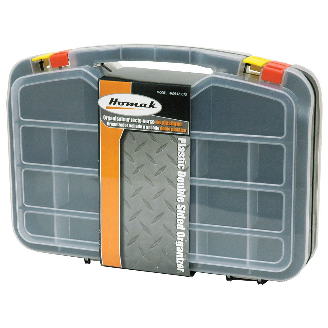 Plastic Double Sided Organizer Homak