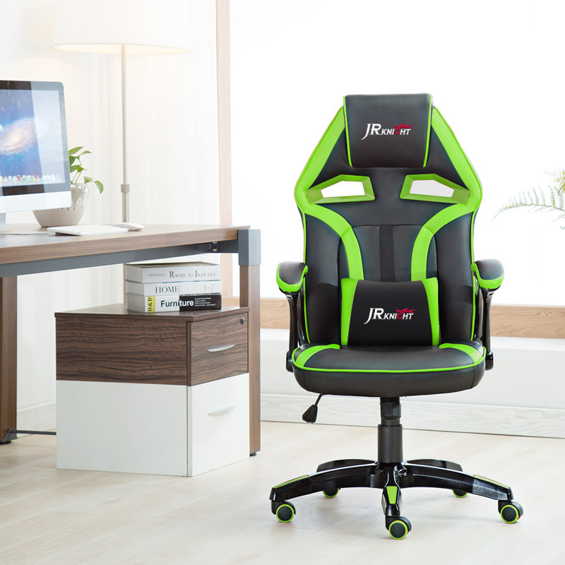 Office Chair, Black/Green