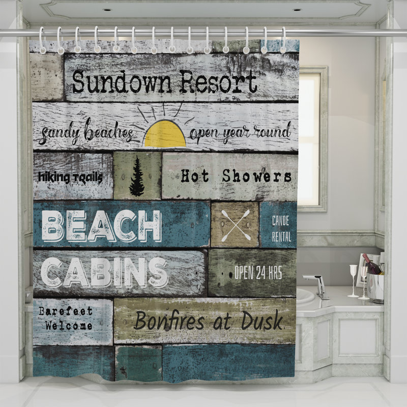 Durgin Shower Curtain, 70" x 90"