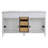 Ferree 60.5'' Double Bathroom Vanity with Cultured Marble Top