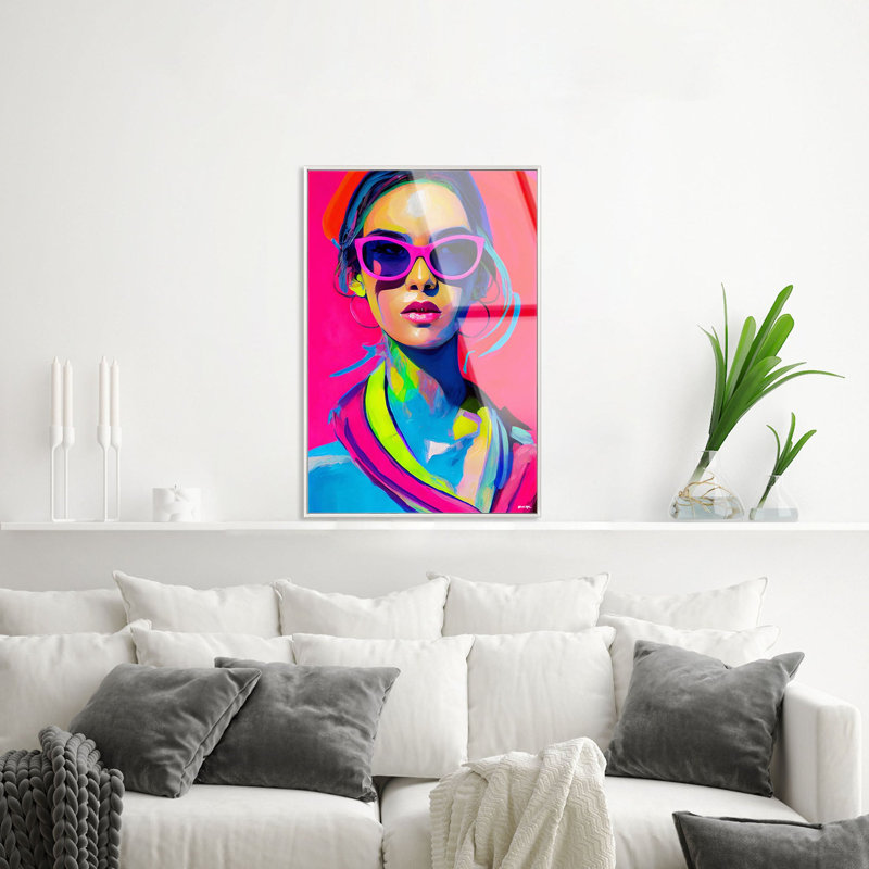 Neo Elegance Framed Acrylic Art by Oliver Gal, 31" H x 21" W