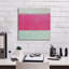  «Raspberry Mint 2» par Carol Young, art mural sur toile, 18 po x 18 po