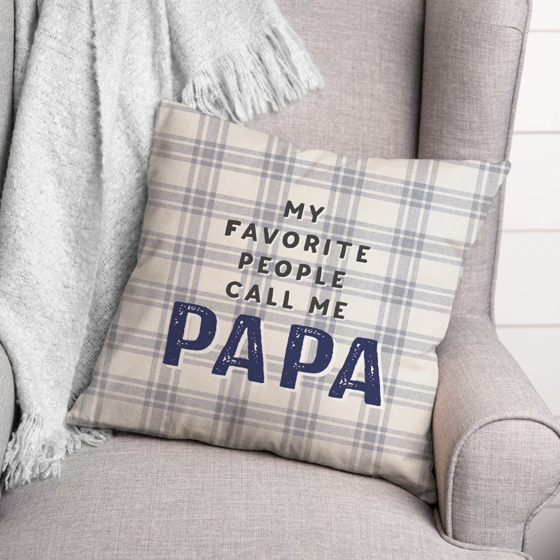 Plaid Throw Pillow