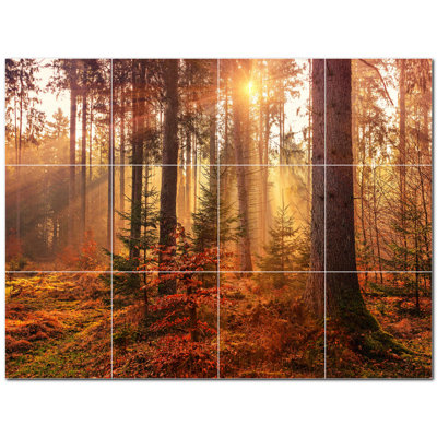 Panneau décoratif en céramique satinée 6 po x 6 po