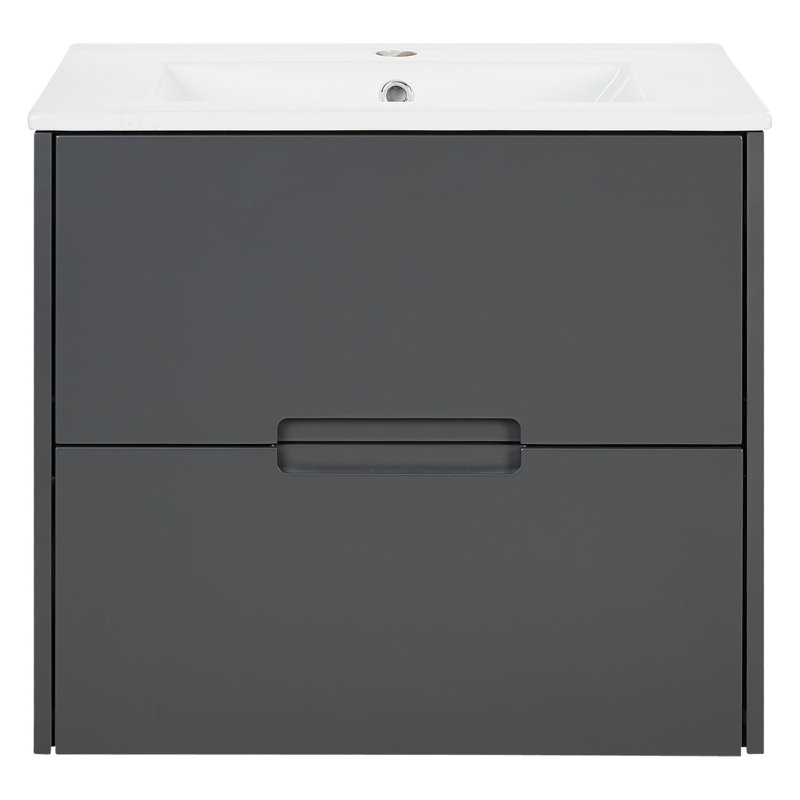 Amogh 610mm Wall Mounted Single Vanity