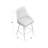 Rowlett Upholstered Counter Stool with Iron Frame
