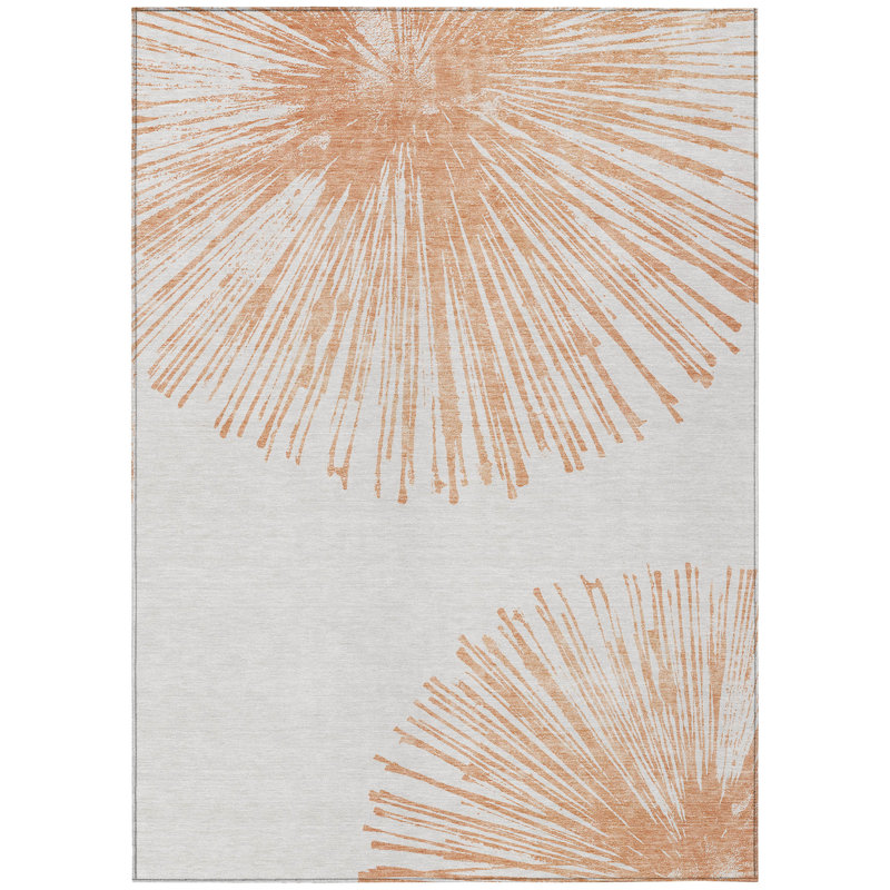 Abstract Indoor / Outdoor Rug, Rectangle 9' x 12'