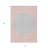 3' X 5' Pink Striped Washable Indoor Outdoor Area Rug