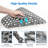 2PCS Silicone Sink Mats For Kitchen Sinks, Non-Slip Folding Sink Protector With Drain Holes For Farmhouse Stainless Steel Porcelain Sink
