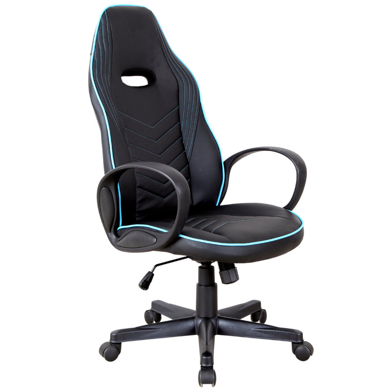 Fauteuil de jeu ergonomique, Bleu