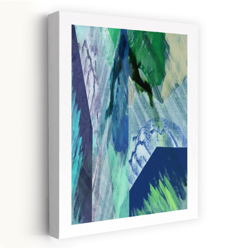 Art contemporain, art contemporain abstrait, H 24 po x l 16 po