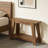Triangular Wood Leg Console Table