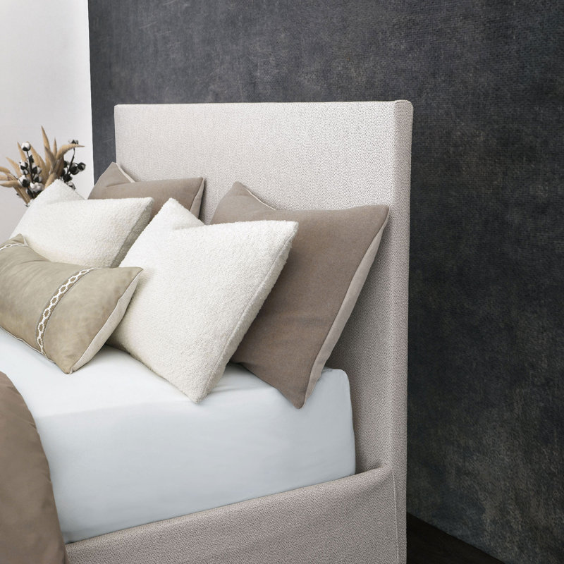 Evelina Faux Leather Decorative Pillow, Rectangle 13"H x 36"W