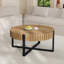 Table basse ronde, table basse cylindrique Handcraft