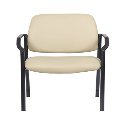 Vinyl Seat Reception Chair with Metal Frame