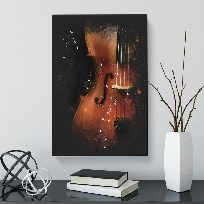 Cello - Wrapped Canvas, 91cm H x 60cm W x 3cm D