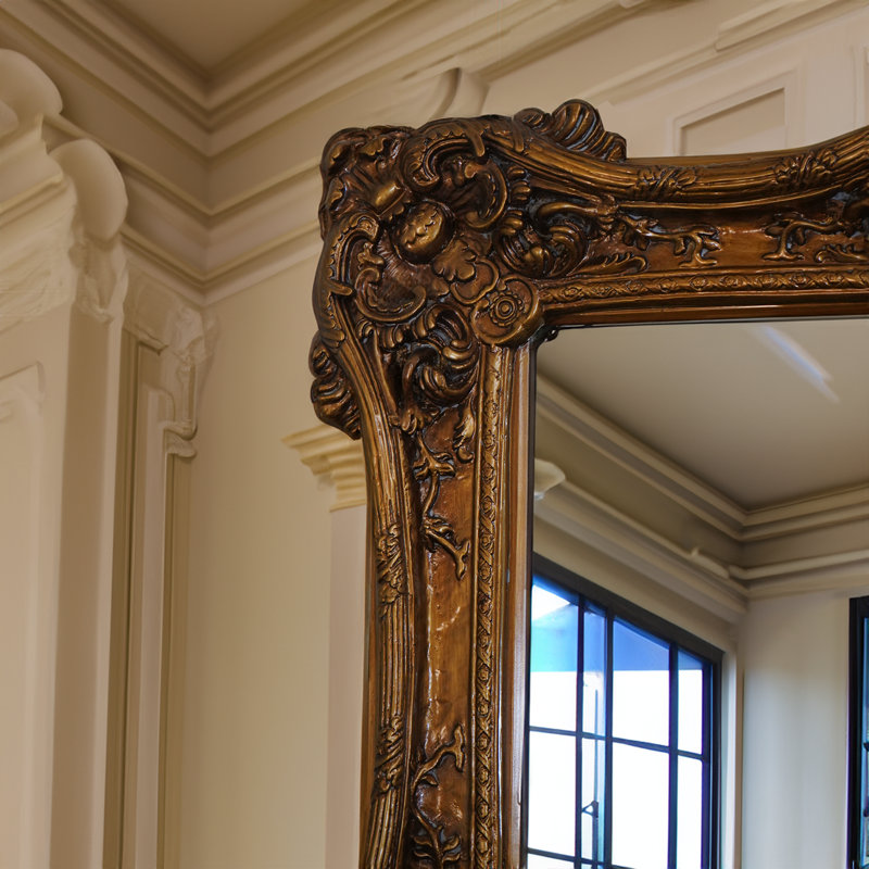 Tuscany Classics Rectangle Wood Floor Mirror | Wayfair